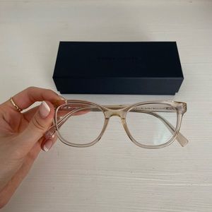 WARBY PARKER / Amelia frames in Elderflower Crystal